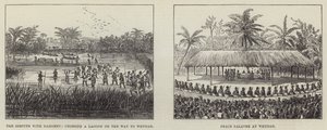The Peace Palaver at Whydah (metszet) alkotó: English School