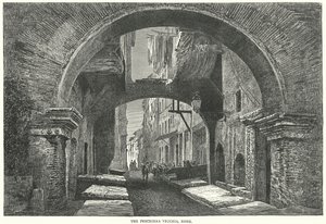 A Peschiera Vecchia, Róma (metszet) alkotó: English School