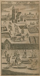 A Pestelence 1665 alkotó: English School