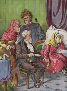 Az orvos (chromolitho) alkotó: English School