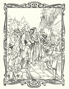 Zarándokatyák (színes litó) alkotó: English School