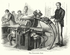 A pneumatikus posta (metszet) alkotó: English School