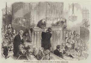 A Rugeley-i mérgezési ügyek, William Palmer per a Központi Büntetőbíróságon alkotó: English School
