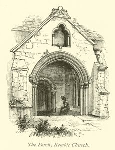 A tornác, a Kemble-templom alkotó: English School