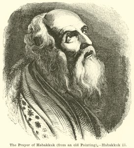 Habakuk imája, egy régi festményből, Habakuk, iii alkotó: English School