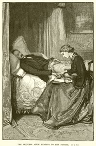 Alice hercegnő felolvas az apjának alkotó: English School