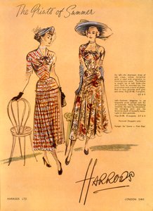The Prints of Summer, a Harrods Ltd.-től, 1948. június alkotó: English School