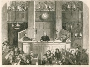 The Prisoner in the Dock, the Old Bailey alkotó: English School