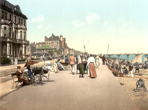 The Promenade, Deal (kézzel színezett fotó) alkotó: English School