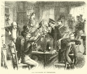 A poroszok Versailles-ban, 1870. október alkotó: English School