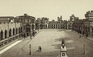 A négyszögű windsori kastély alkotó: English School