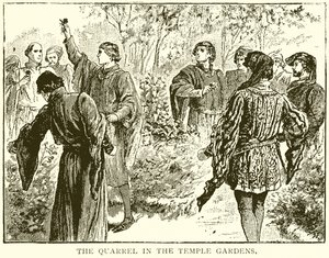 A veszekedés a templomkertben alkotó: English School