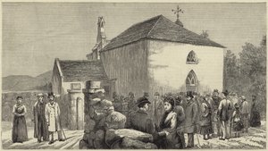 A királynő Balmoralban alkotó: English School