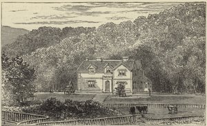 A királynő Balmoralban alkotó: English School