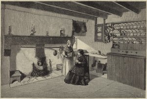A királynő Balmoralban alkotó: English School