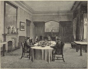 A királynő Balmoralban alkotó: English School