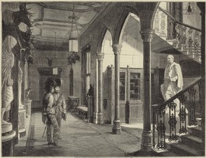 A királynő Balmoralban alkotó: English School