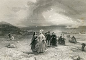 A királynő Burlingtonban, R. Wallis, 1844 alkotó: English School