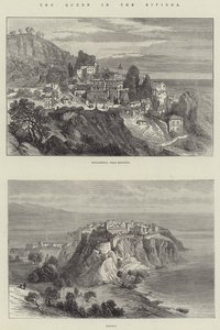 A királynő a Riviérán (metszet) alkotó: English School