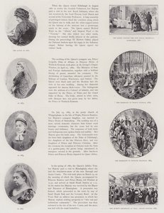 A királynő dicsőséges uralkodása (litho) alkotó: English School