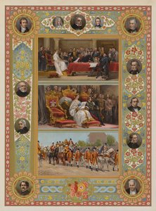 A királynő jubileuma (chromolitho) alkotó: English School