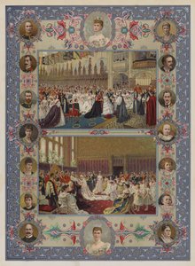 A királynő jubileuma (chromolitho) alkotó: English School