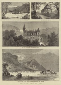 A királynő olaszországi látogatása (metszet) alkotó: English School