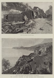 Vasúti katasztrófa a Riviérán (metszet) alkotó: English School