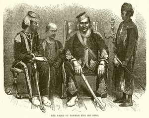 Panna rádzsája és fiai alkotó: English School