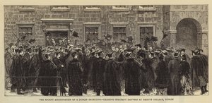 Egy dublini nyomozó közelmúltbeli meggyilkolása, Danvers őrmester elnöke a dublini Trinity College-ban alkotó: English School