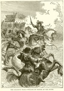 A vallásháborúk. - William of Orange a Boyne-ban