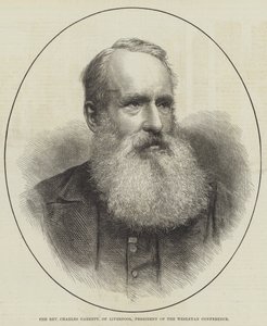 Charles Garrett tiszteletes, Liverpoolból, a Wesleyan Konferencia elnöke (metszet) alkotó: English School