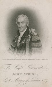 John Atkins, London főpolgármestere, 1819 alkotó: English School