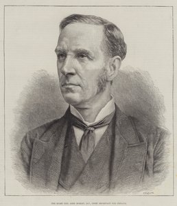 The Right Honorable John Morley, parlamenti képviselő, Írországért felelős főtitkár (metszet) alkotó: English School