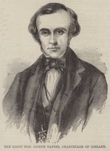 A jobb tisztelt Joseph Napier, Írország kancellárja (metszet) alkotó: English School