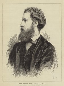 The Right Honorable Lord Lytton (metszet) alkotó: English School