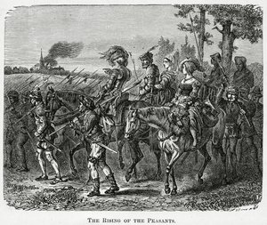 A parasztok felemelkedése Angliában 1381-ben, 1882-ben alkotó: English School