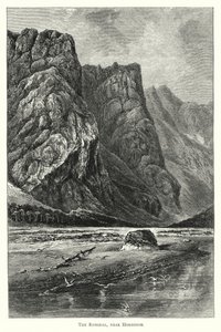 A Romsdal, Horgheim közelében (metszet) alkotó: English School
