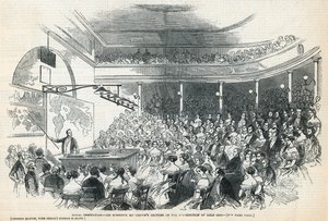 A királyi intézmény. Sir Roderick Murchisons előadása az aranyérc terjesztéséről alkotó: English School