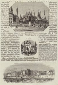 The Royal Pavilion, Brighton (metszet) alkotó: English School