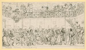 A Royal Saloon, Piccadilly, London alkotó: English School