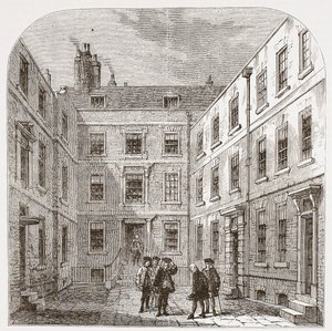 A Royal Society háza Crane Courtban alkotó: English School