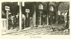 A királyi istállók alkotó: English School