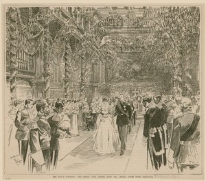 Királyi esküvő, 1896. július 23 alkotó: English School