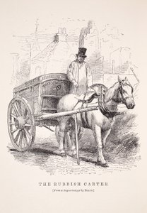 The Rubbish Carter, Richard Beard dagerrotípiájából, illusztráció a London Labor és a London Poor, Henry Mayhew, pub. 1862 alkotó: English School