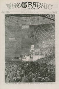 Az Üdvhadsereg megemlékezése Olympiában a néhai Mrs. Booth emlékére alkotó: English School