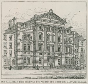 A Samaritan Free Hospital for Women and Children, Marylebone Road alkotó: English School