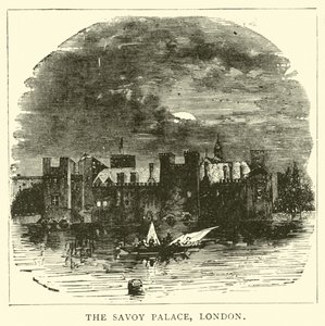 A Savoy-palota, London alkotó: English School
