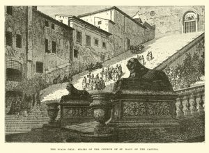 A Scala Coeli, a Capitoliumi Szent Mária-templom lépcsője alkotó: English School
