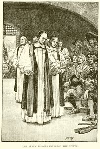 A hét püspök belép a toronyba alkotó: English School
